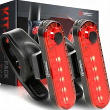 KITR1 Rear Bike Lights USBC Rechargeable LED Back Taillight 18hr Max Ultra