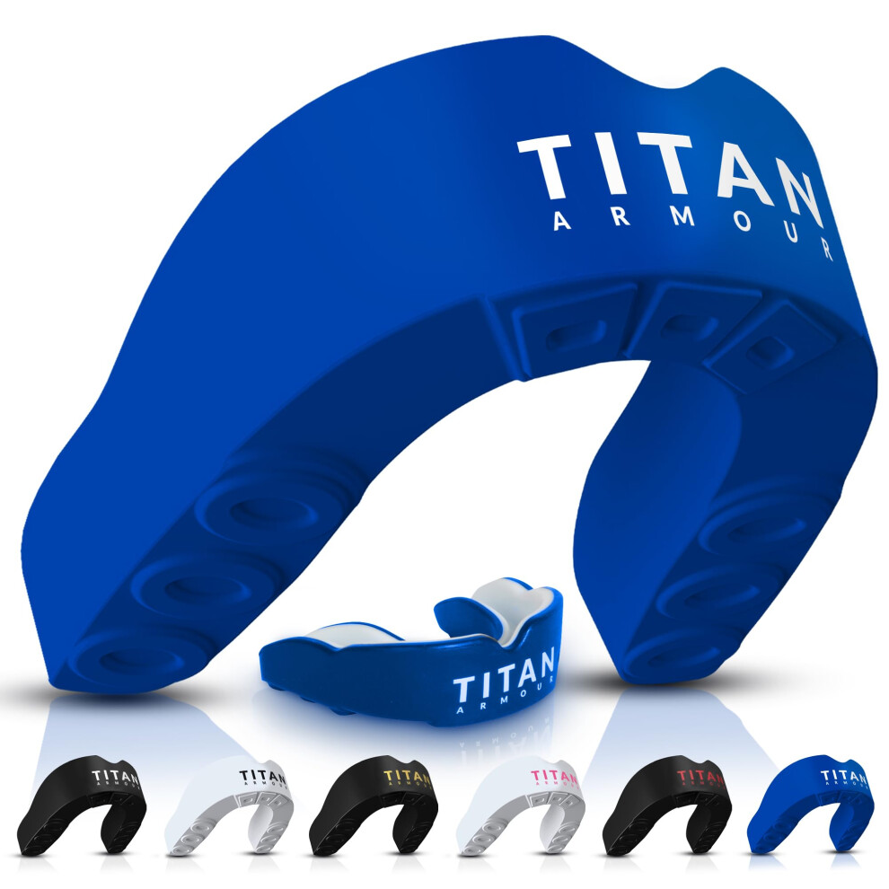 Titan Armour Gum Shield Duallayer Adults Junior Customfit Mouth Guard