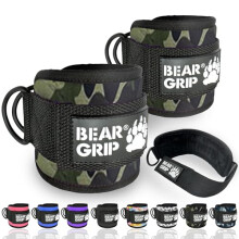 BEAR GRIP Ankle Straps for Cables with New Fleece Design Strong Closure D