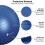ROMIX Exercise Ball 55cm 65cm 75cm Antiburst Extra Thick Birthing Pregnancy 2