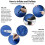 ROMIX Exercise Ball 55cm 65cm 75cm Antiburst Extra Thick Birthing Pregnancy 4