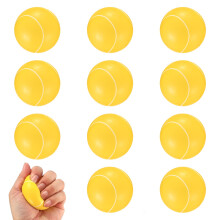 Xujinsongg 12 Pcs Foam Balls Foam Tennis Balls Sponge Ball Soft Sponge Ball