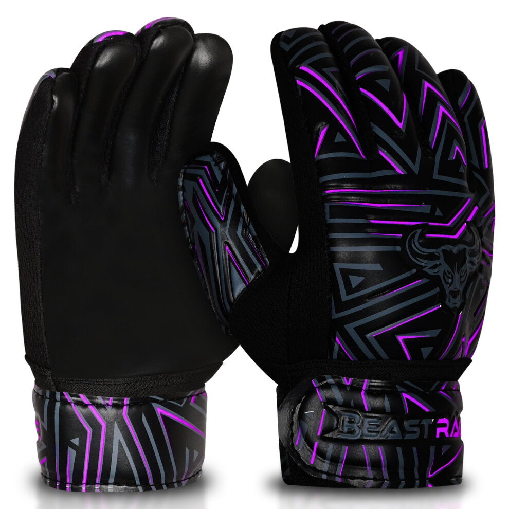 Beast Rage Youth Goalkeeper Gloves For Kidsboysgirlssoccer Goalie Gloves An