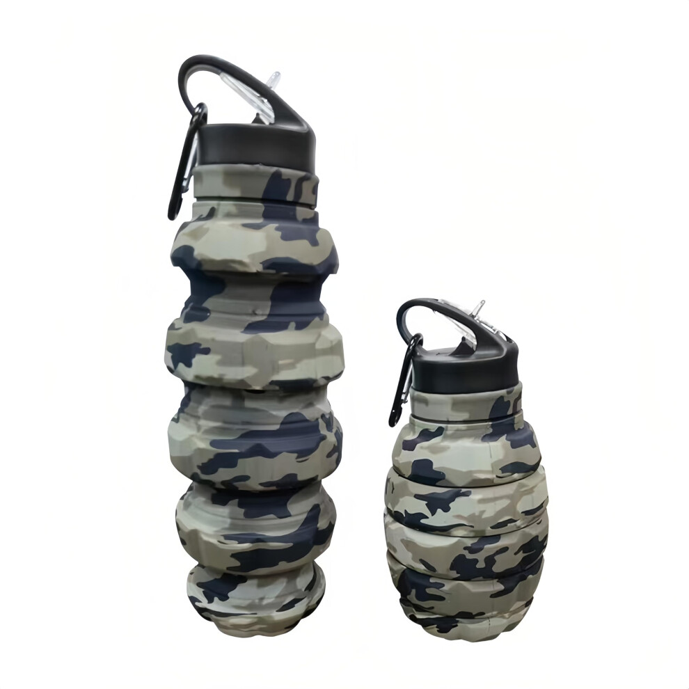 Kunhang Collapsible Travel Water Cycling Bottle Reuseable Silicone Foldable
