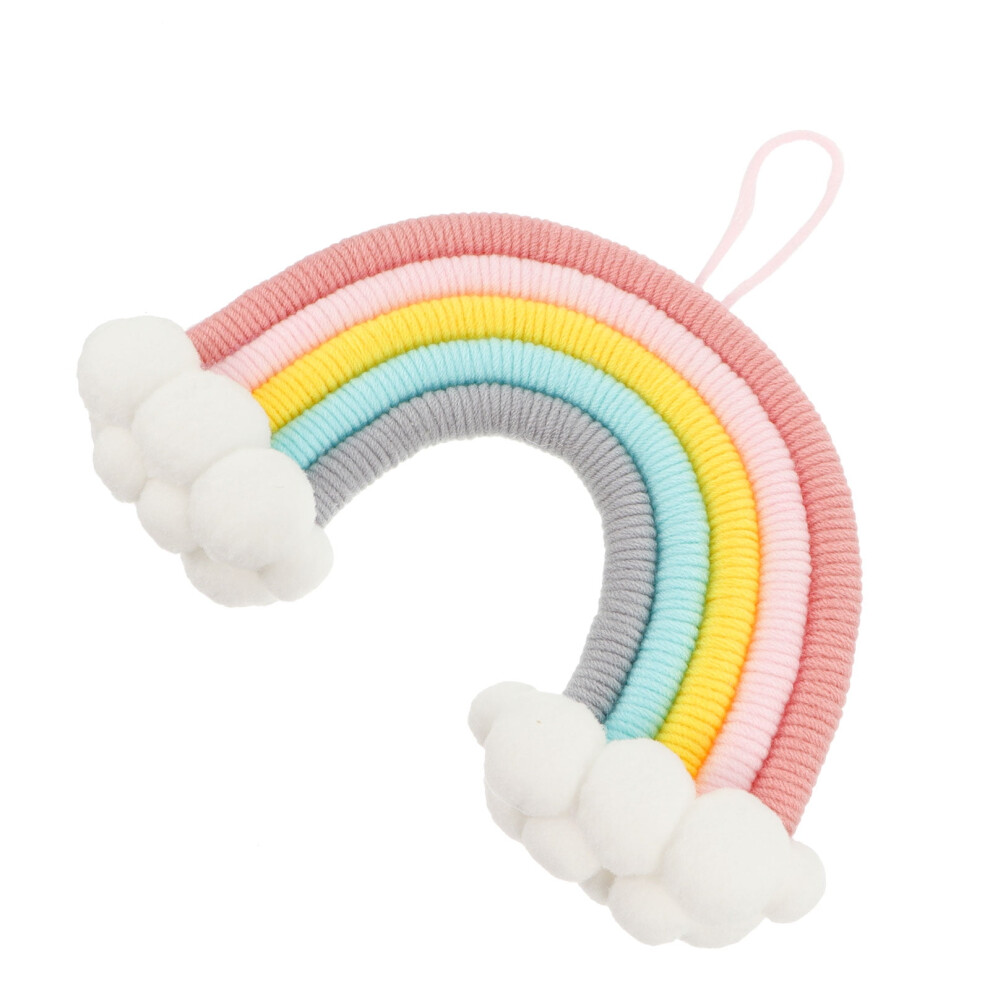 Tapestry Wall Hanging Ornament Bedrooms Decor Cloud Rainbow Woven Ornaments Children's
