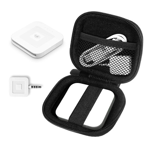 Credit Reader Case for Square Contactless Chip Reader, Chip Reader Scanner, USB Cables Small Accessories,