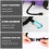 MoKo Chalk Bag Drawstring Rock Climbing Chalk Bag with Adjustable Belt  Zip 3
