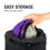 MoKo Chalk Bag Drawstring Rock Climbing Chalk Bag with Adjustable Belt  Zip 6