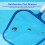 HXEternal UV Resistant Pool Skimmers with Pole, Blue, 60" 5