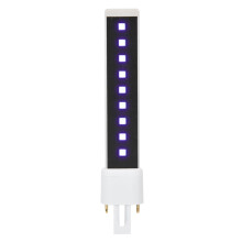 Bombilla De Lámpara UV, 365 + 405nm Fuente De Luz Doble 9W, Bombilla De Lámpara De Reemplazo De Tubo De Luz De Secador De Curado De Gel De Uñas
