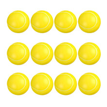 YSFVNP Sponge Ball Foam Tennis Balls Yellow Mini Foam Balls For Kids Games