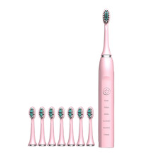 YOBOLK Electric Toothbrush with 8 Heads, 5 Modes, 20-speed Timer, IPX7 Waterproof - Compatible with Smart Features