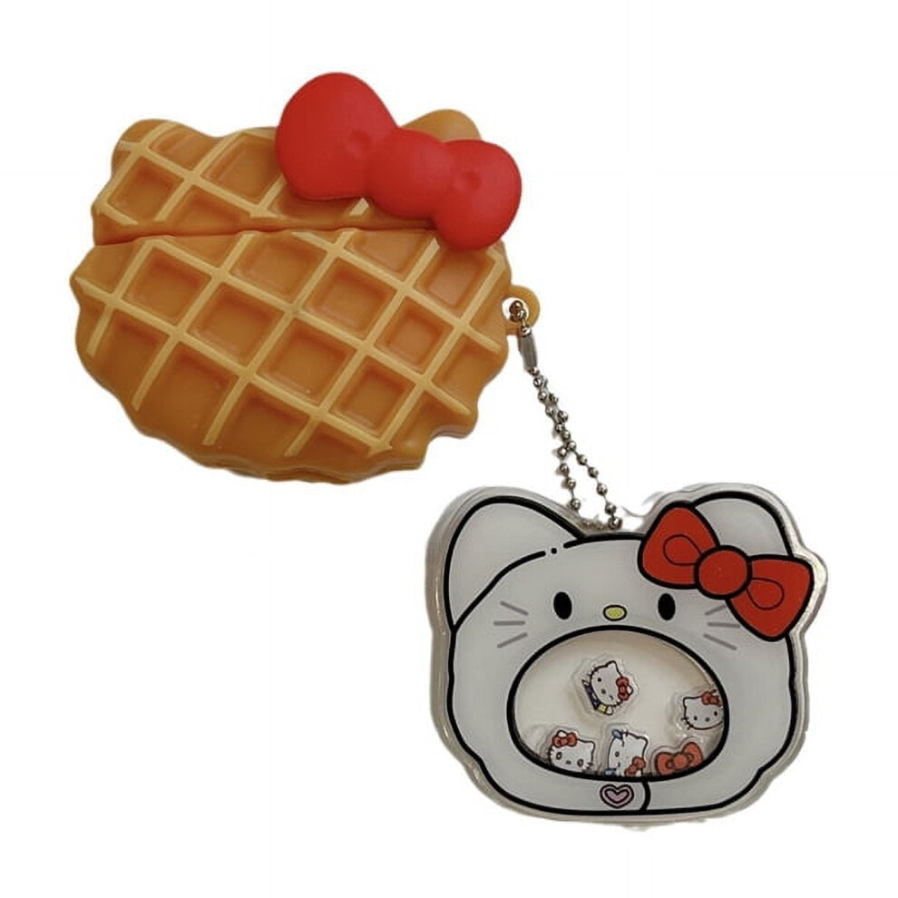 Sanrio Waffle Hello Kitty Earphone Cover Compatible With Apple Airpods 1/2/3, Airpods Pro/Pro2 9314556329197