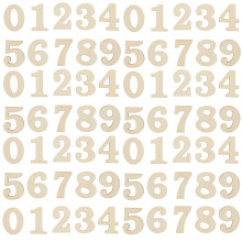 3D Clock Wooden Arabic Numbers DIY Craft (100pcs)