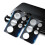 2-Pack Full Coverage Galaxy S21 Ultra Camera Lens Protector Glass Black 1
