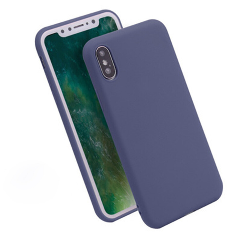 Shock-Absorbing Silicone Case For Compatible With Iphone Xs Max Navy Blue 9338982120913