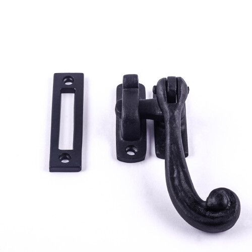 Renovator's Supply Black Wrought Iron Window Sash Lock 3.75" Window Locks 2