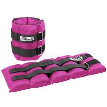 KOMODO Adjustable Ankle Weights with Removable Weight Pouches for Wrist Foo