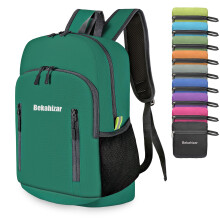 Bekahizar Ultra Lightweight Foldable Backpack Rucksack Small Hiking Daypack 20L Packable Day Bag For Men Women Teens Travel Camping Walking Mountain