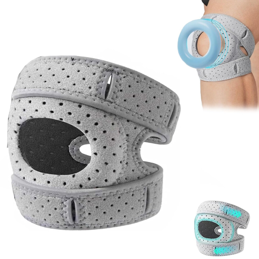 Wellness Knee Brace for WomenKnee Brace for Men Wellness Knees Support Adjustable Patellar Tendon Support Sleeves Pain Relief Knees Pads with Gel Pa