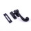 Renovator's Supply Black Wrought Iron Window Sash Lock 3.75" Window Locks 5