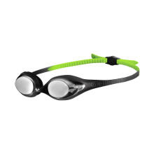 arena Spider Junior Mirror Childrens Swimming Goggles Standard Pool Goggles with AntiFog Mirrored Lenses UV Protection SelfAdjusting Nose Bridge Hyp