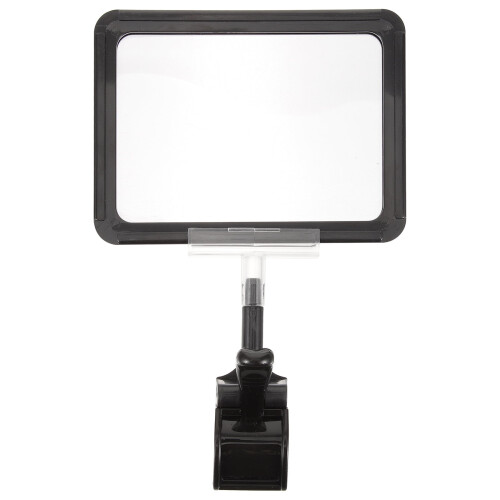 Signage Clip Merchandise Holder Plastic Practical Price Tag Display Holders Adjustable on Label