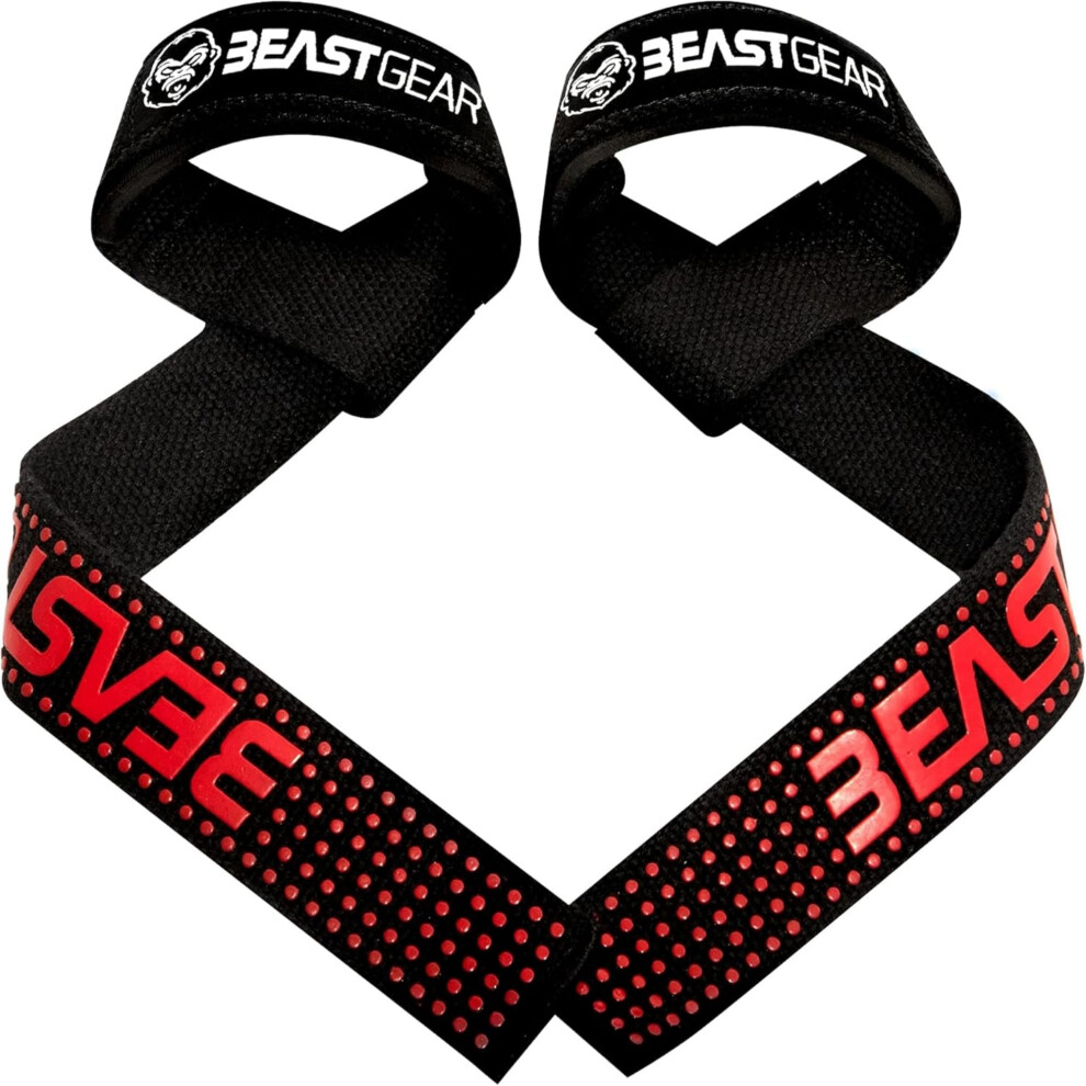 Photos - Ice Hockey Equipment Beast Gear Weight Lifting Straps Wrist Support with 8 mm Neoprene Padded