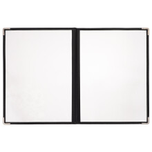 Loose Leaf Ring Binder Recipe Folder Book Corner Protector Bookshelf Portable Small Pvc