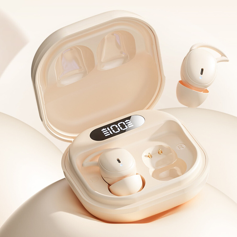 Quinlirra Wireless Earbuds, Bluetooth 5.3, 8D Sound, Earhooks, Ergonomic Design, For Running/Workout - Compatible With Iphone & Android 9377112379197