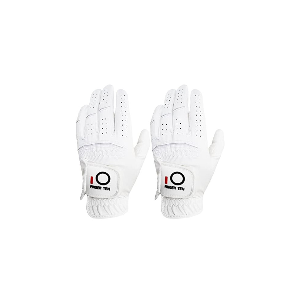 Finger Ten Golf Gloves Men Left Hand For Right Handed Golfer Grip Weatherso