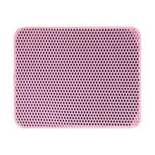 Skymirror Breathable Cat Litter Mat Double Layer Structure Waterproof Hassle-free Easy to Clean Pocket Design Floor Mat for Home Pet