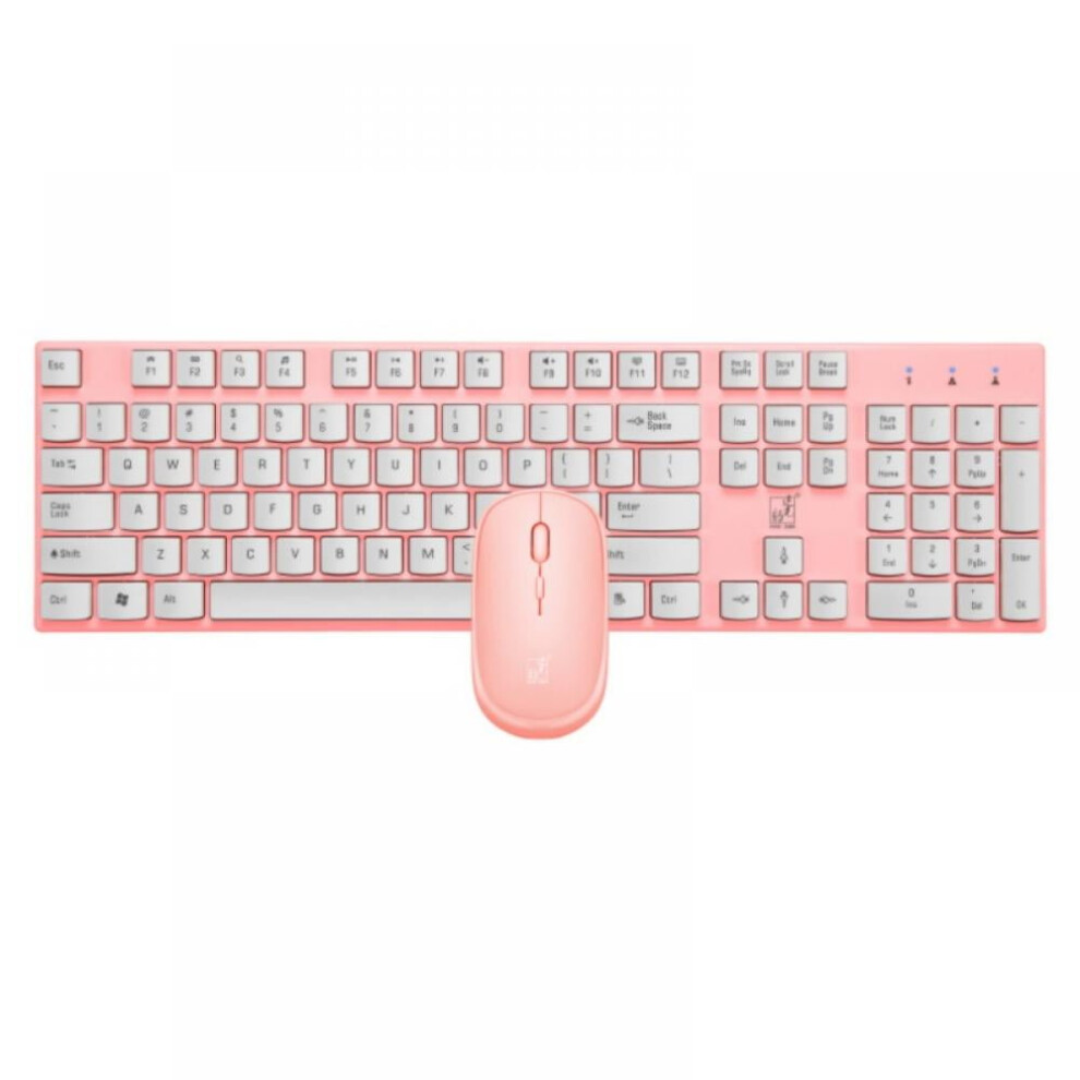 2.4G Wireless Keyboard And Mouse Combination, Waterproof, Compatible With Window Xp, Vista, Win7, Win8, Win10. 9027700913394