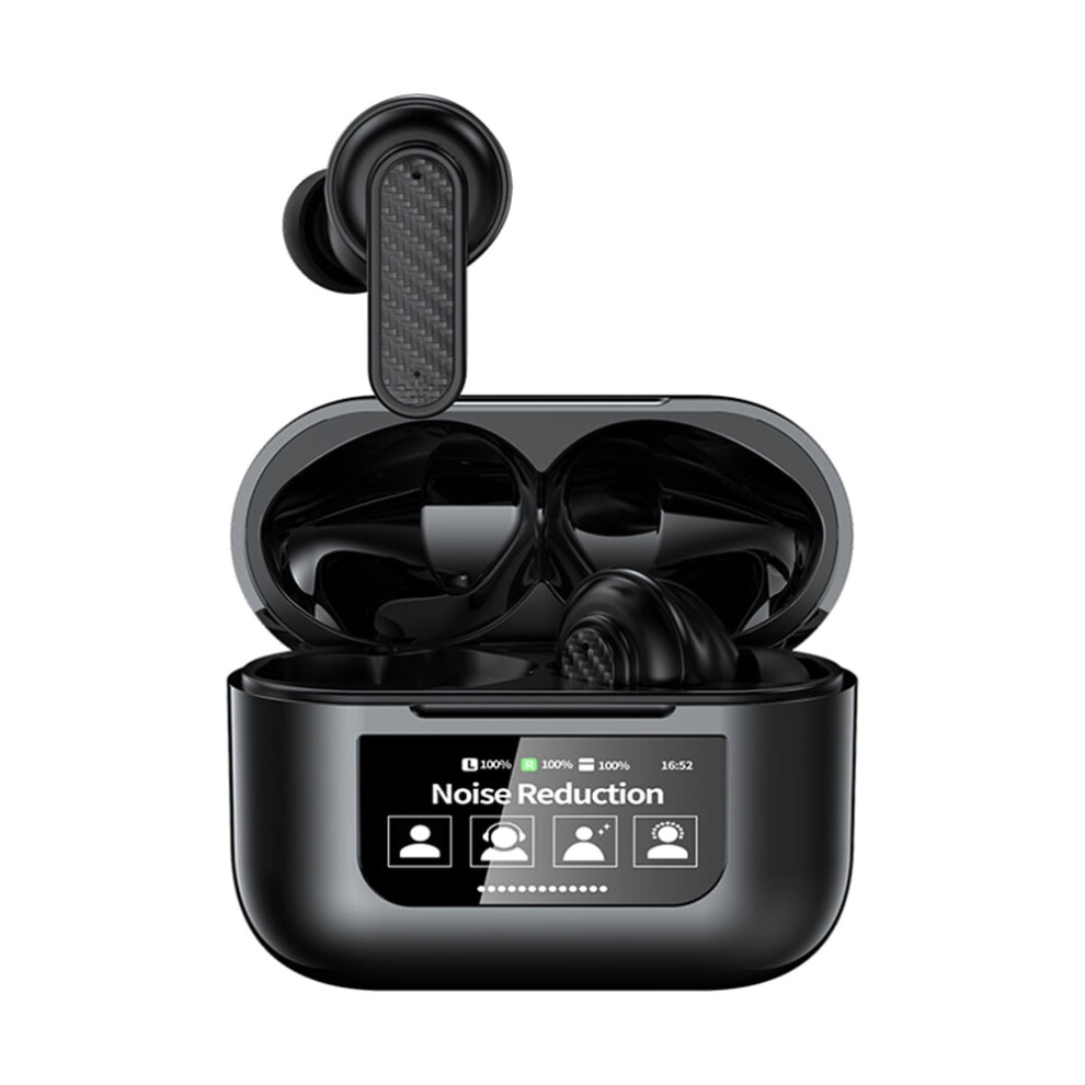 Jixopn Wireless Bt 5.4 Real Time Voice Translator Earbuds 144 Languages(Black) Black 9027700913851