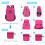 Jedebartey Rucksack 22L Ultra Lightweight Backpack Foldable Hiking Daypack 3