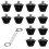 flintronic 12PCS Football Boots Studs Replacement 2Sizes Transparent AntiSl 1