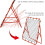 Rebounder Net Practise Football Training Net Soccer Kickback Target Goal Pr 3