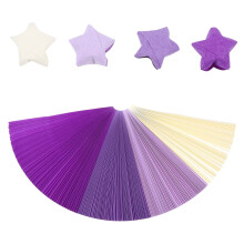 520 Pcs Origami Paper Crafts Strips Shiny Stars Manicure Tools Set Note Student