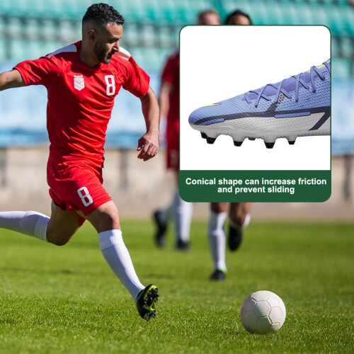 flintronic 12PCS Football Boots Studs Replacement 2Sizes Transparent AntiSl 1