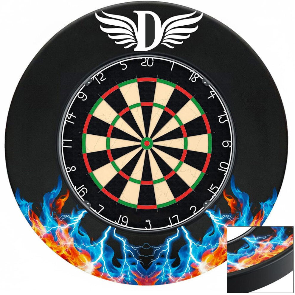 Velostreamus T25cm Dart Board Surround Ringdurable Eva Dartboard Surround Wall Protector