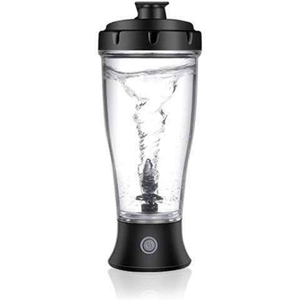 Shaker Bottle Electric Protein Shaker Bottle 350ml Automatic Rotating Mug Shaker Cups for Milk Coffee Protein Shakes (Without Battery)