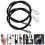 Gongxipen 2Pcs Professional Workout Cables Multi-function Pulley Cables Reusable Replacement Cables 5