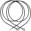 Gongxipen 2Pcs Professional Workout Cables Multi-function Pulley Cables Reusable Replacement Cables 6