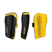 Mitre Aircell Football Shin Pads Extremely Breathable Impact Protection Lightweight Shin Guard BlackYellow L