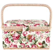 Extra Large Sewing Basket,Vintage Basket,for Needles, Thread, Tape Measure, and Other Supplies Storage
