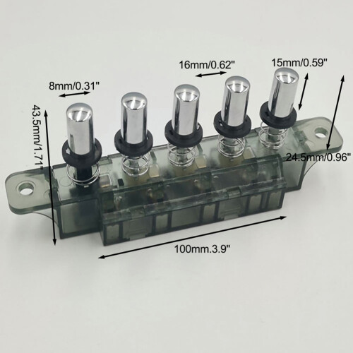 MQ165 Kitchen Range Hood Three-Position Pushbutton Switch Range Hood Key 1