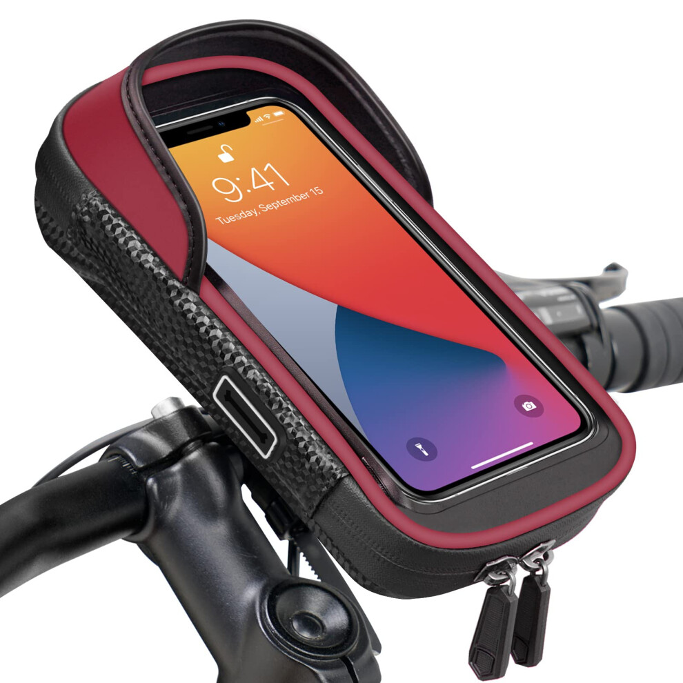 Vitalismo Bike Phone Holder Waterproof Phone Holder For Bike 360 Rotation Cycling Handlebar Bag With Sensitive Touchscreen Mountain Bike Accessori 58290439