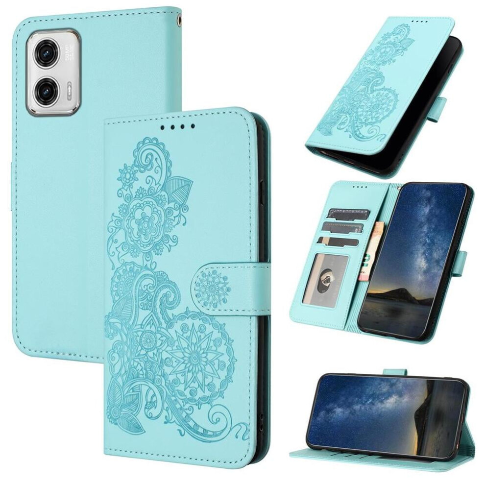 Case For Motorola Moto G73 Wallet Case Pu Leather Magnetic Closure Kickstand Protective Flip Folio Book With Card Slot Stand 9422877265879