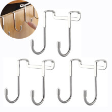 Over Drawer Hook, 3 Pack Metal Heavy Duty Hooks Compatible with Cabinet, Kitchen, Bathroom, Wardrobe Doors for Towels, Bags, Clothes