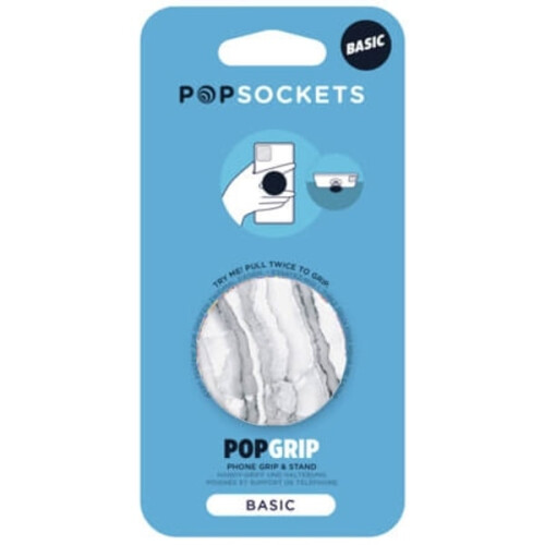 PopSockets Basic Grip White Granite 1